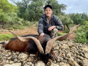 Balearean Boc hunting in Spain with trophy hunter