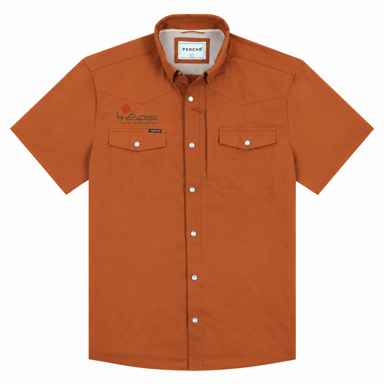 4 Aces Outfitters Poncho The Bandera Short Sleeve Shirt - Image 16