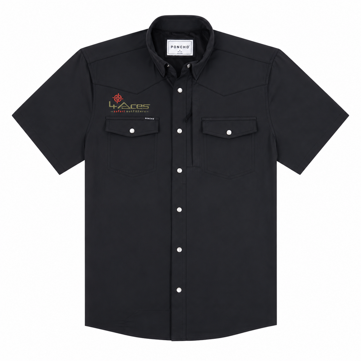4 Aces Outfitters Poncho The Bandera Short Sleeve Shirt