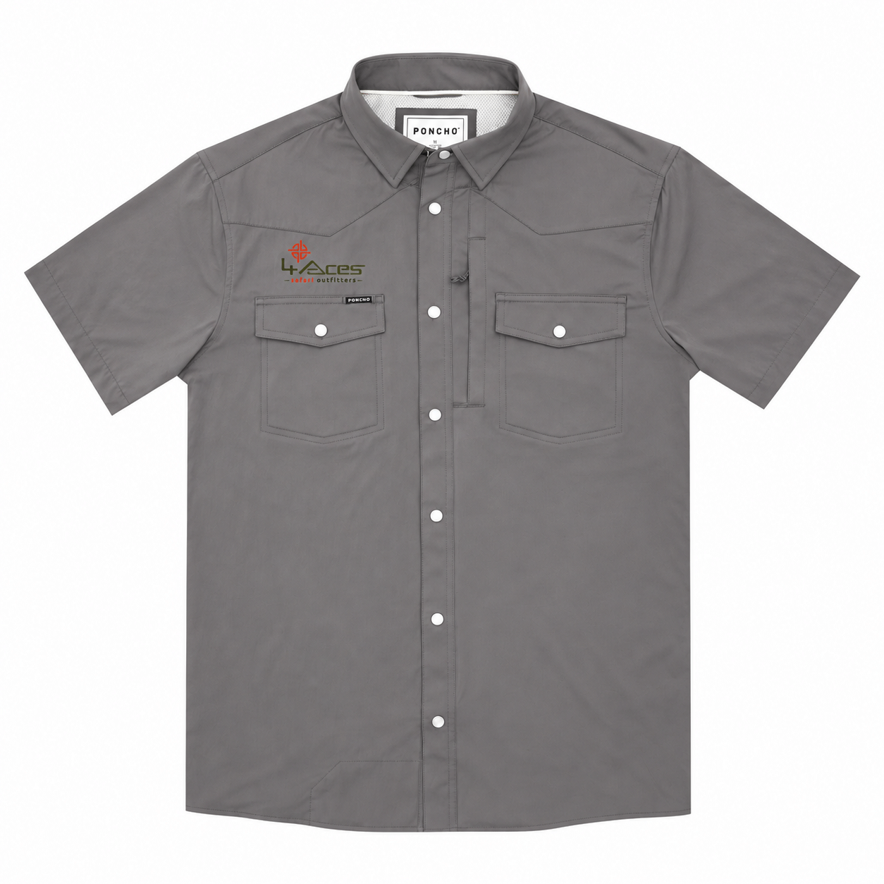 4 Aces Outfitters Poncho The Bandera Short Sleeve Shirt - Image 4