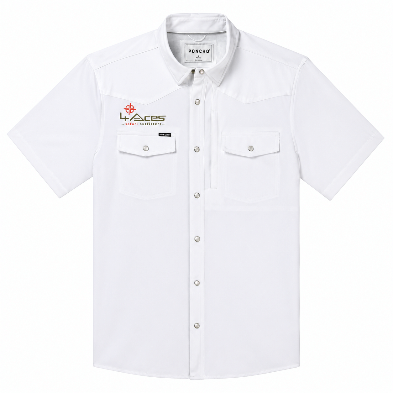 4 Aces Outfitters Poncho The Bandera Short Sleeve Shirt - Image 2