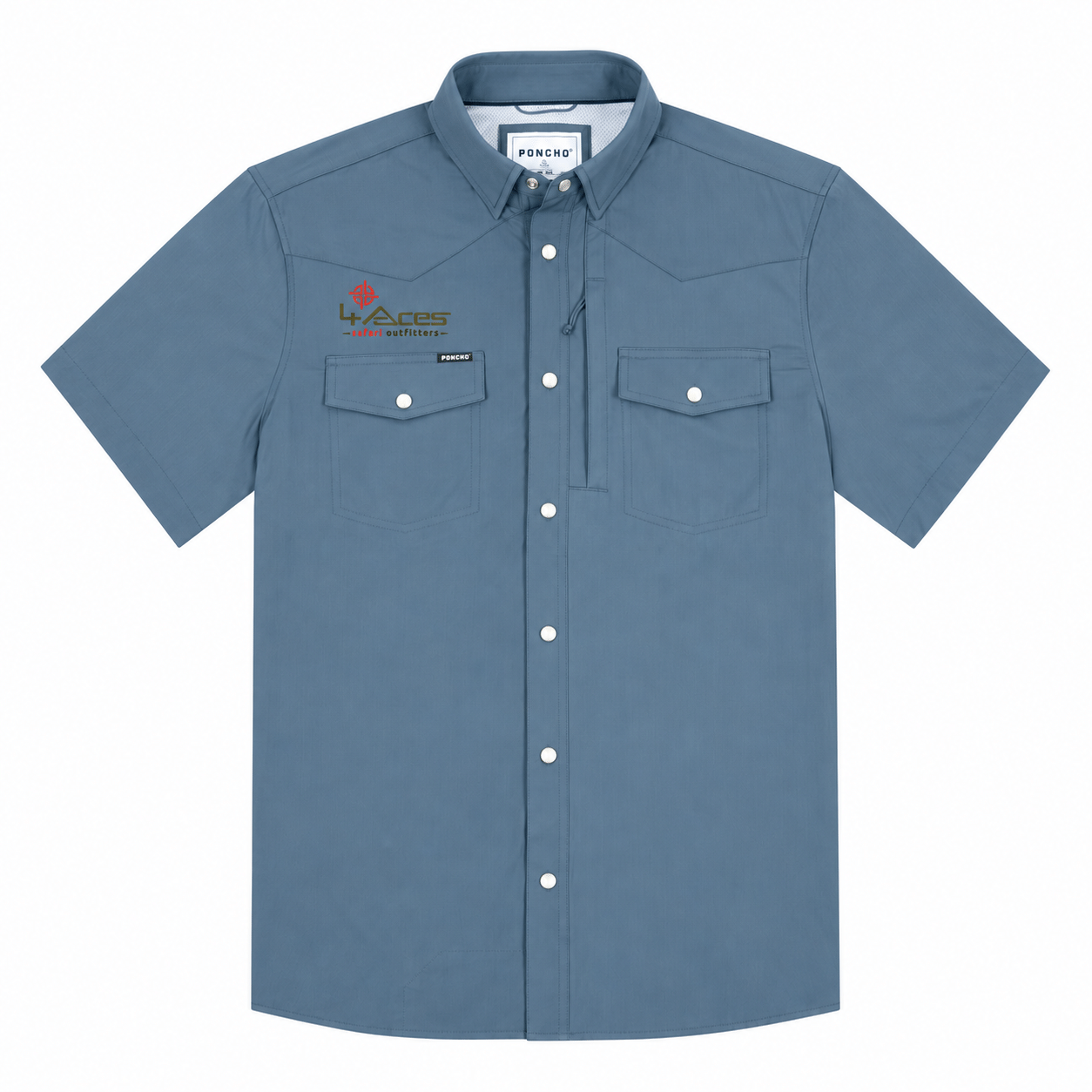 4 Aces Outfitters Poncho The Bandera Short Sleeve Shirt - Image 8