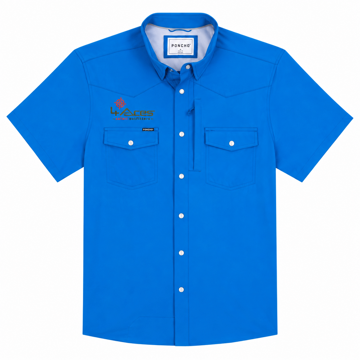 4 Aces Outfitters Poncho The Bandera Short Sleeve Shirt - Image 6
