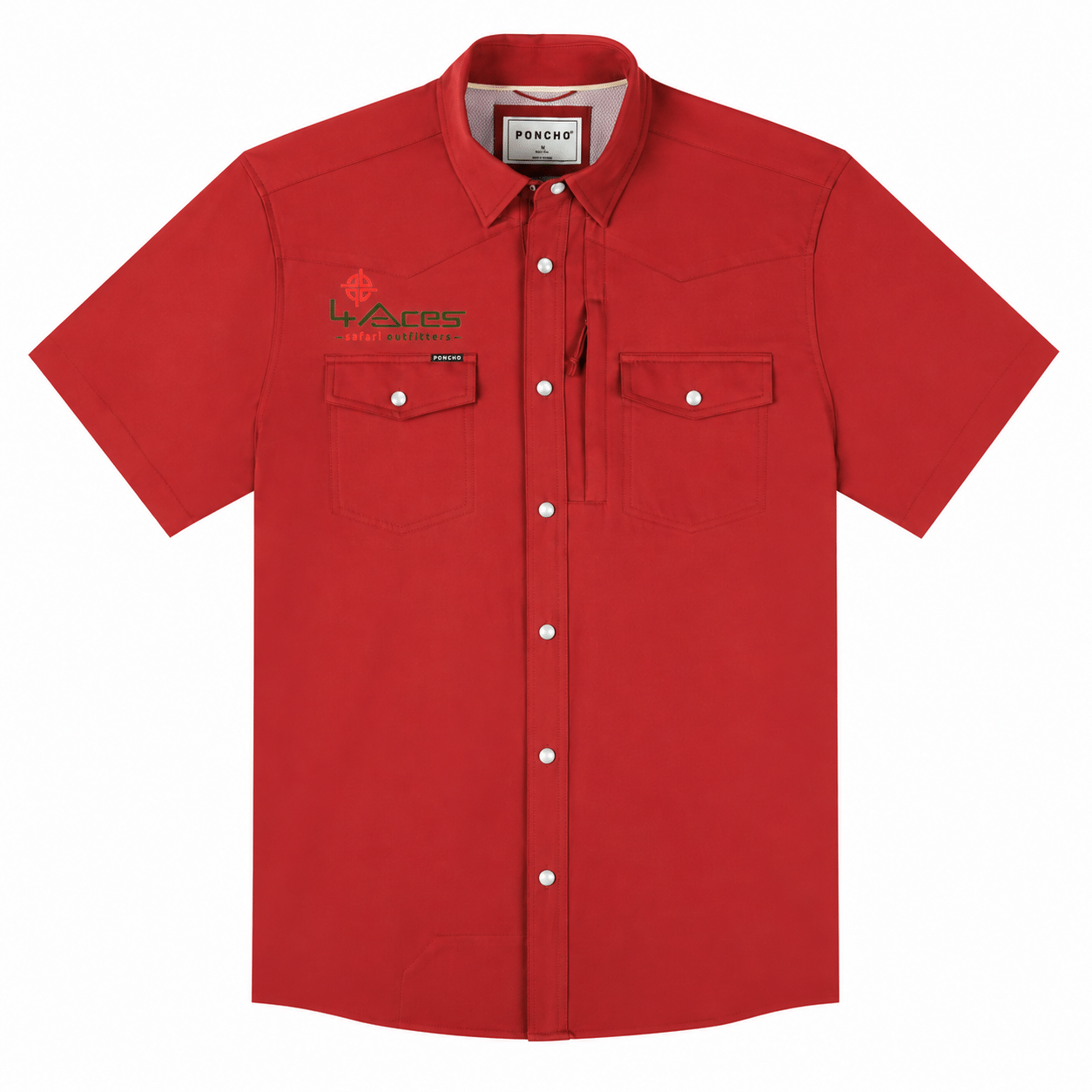 4 Aces Outfitters Poncho The Bandera Short Sleeve Shirt - Image 14