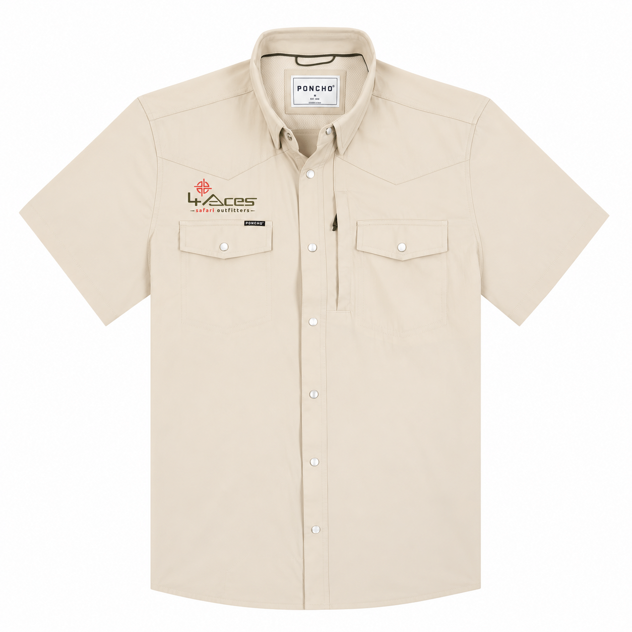 4 Aces Outfitters Poncho The Bandera Short Sleeve Shirt - Image 3