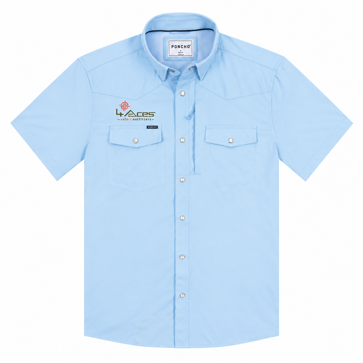 4 Aces Outfitters Poncho The Bandera Short Sleeve Shirt - Image 9